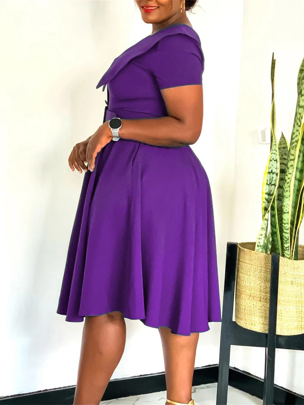 Elegant Fashion Office Lady Dress Short Sleeve Maxi Robes Party Prom Evening Gown 2025 Summer Autumn Turkey African Clothing