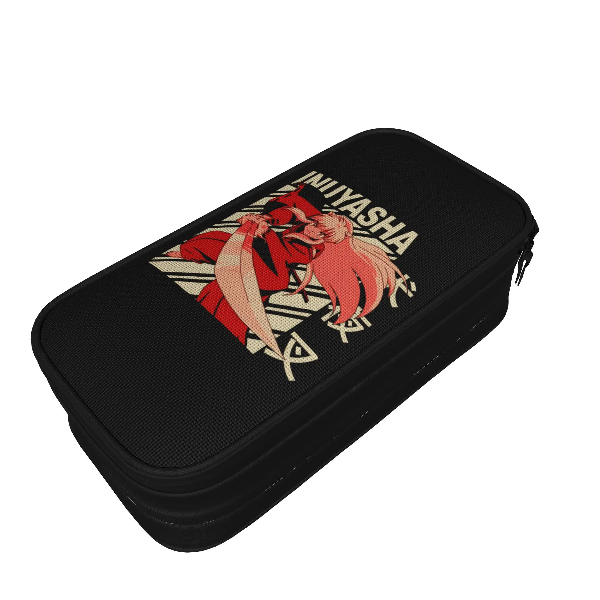 Classic Inuyashas Kagome Japanese Anime Pencil Cases  Pencilcases Pen Box for Girl Boy Big Bag Students School Gifts Accessories view 2