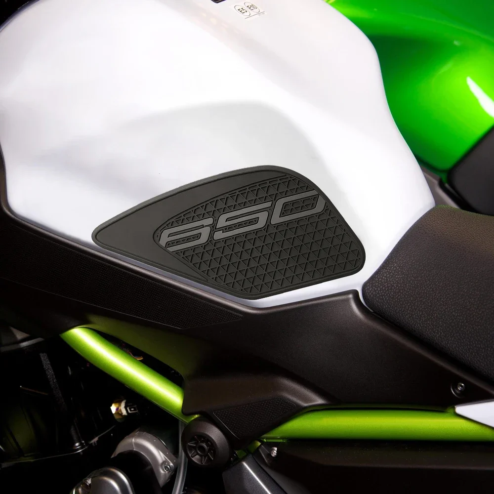 

Мотоциклетные боковые накладки на бак, защитные наколенники для Kawasaki Ninja 650 2017-2025, наклейка