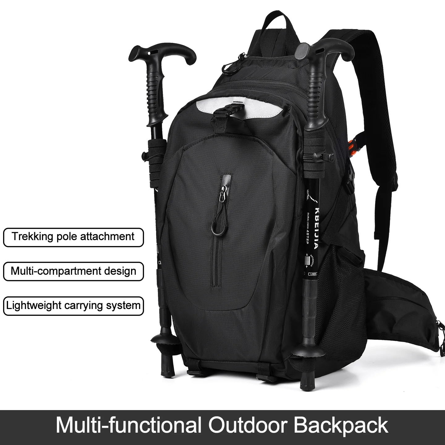 حقيبة ظهر للتسلق، حقيبة ظهر رياضية للمشي لمسافات طويلة، حقيبة ظهر للتخييم وتسلق الجبال، حقيبة كتف كبيرة للسفر خفيفة الوزن كاجوال للرحلات #1