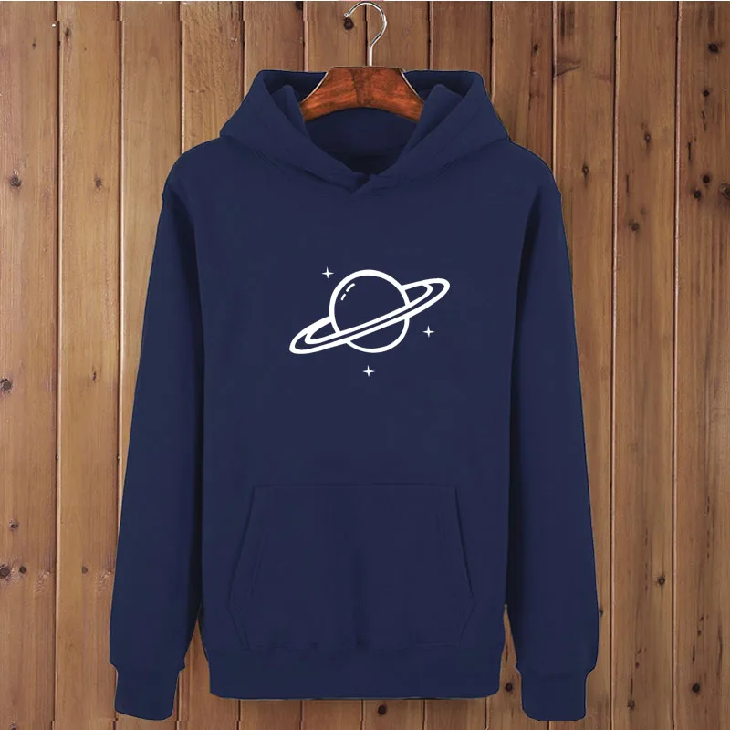 SATURN PLANET Print Fashion Brand Men\'s Hoodies 2021 Spring Autumn Male Casual Hoodies Sweatshirts Men\'s  Color Hoodies Tops