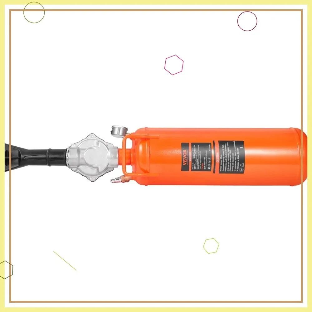 

Portable Tire Inflator Tool, 120 PSI Max, 2.1 Gal Capacity For Tractor/Truck/ATV/Car Repair
