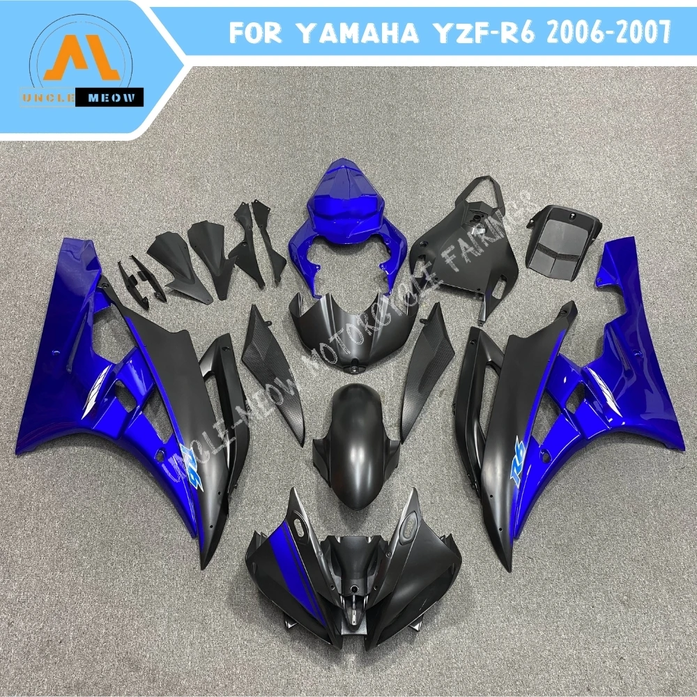 Customizable Motorcycle Fairing Kit High Quality ABS Plastics Fits YAMAHA YZFR6 R6 2006 2007 Bodywork Set