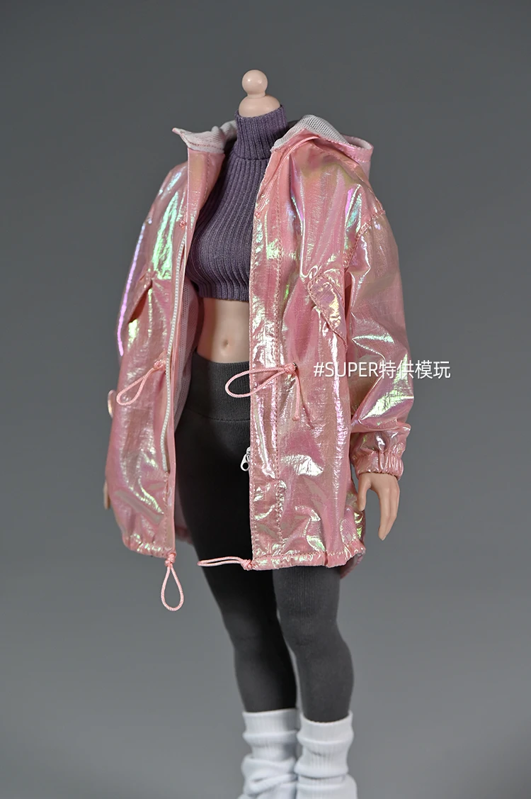 1/6 scale female dolls clothes Trendy workwear loose windbreaker for 12\'\' TBLeague JIAOU DOLL action figure