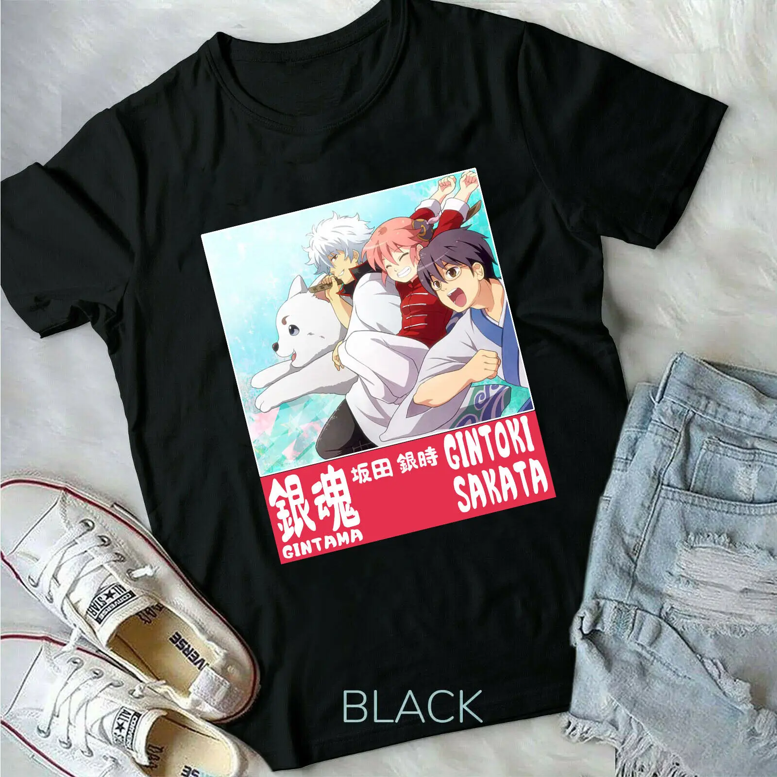 Gintoki Sakata,Gintama,Shirogane No Tamashii Hen, Anime Japanese Unisex T-Shirt