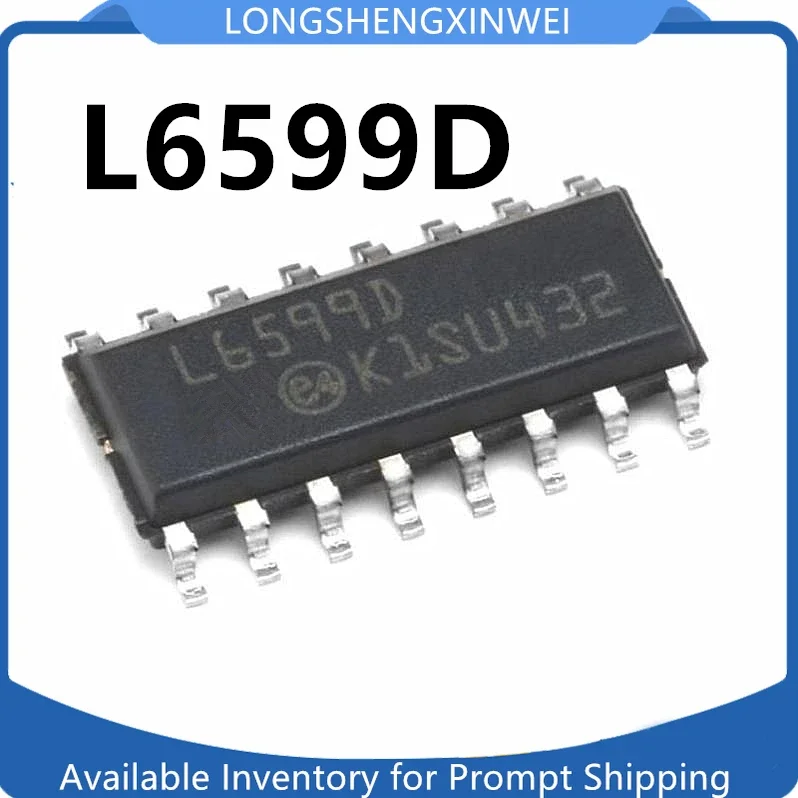 1 peça novo l6599d l6599ad l6599 sop-16 smd lcd fonte de alimentação driver smd original