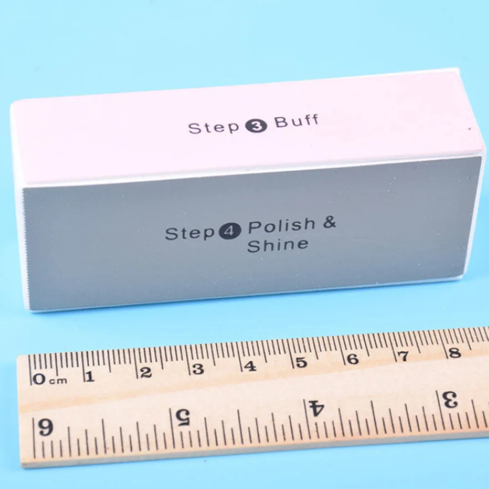 10pcs Nail Block 4-Sided Walnut Artwork Buffer File For Wood Diy Craft Manicure Tool Bodhi Polishing Buffer Nail File Artwork