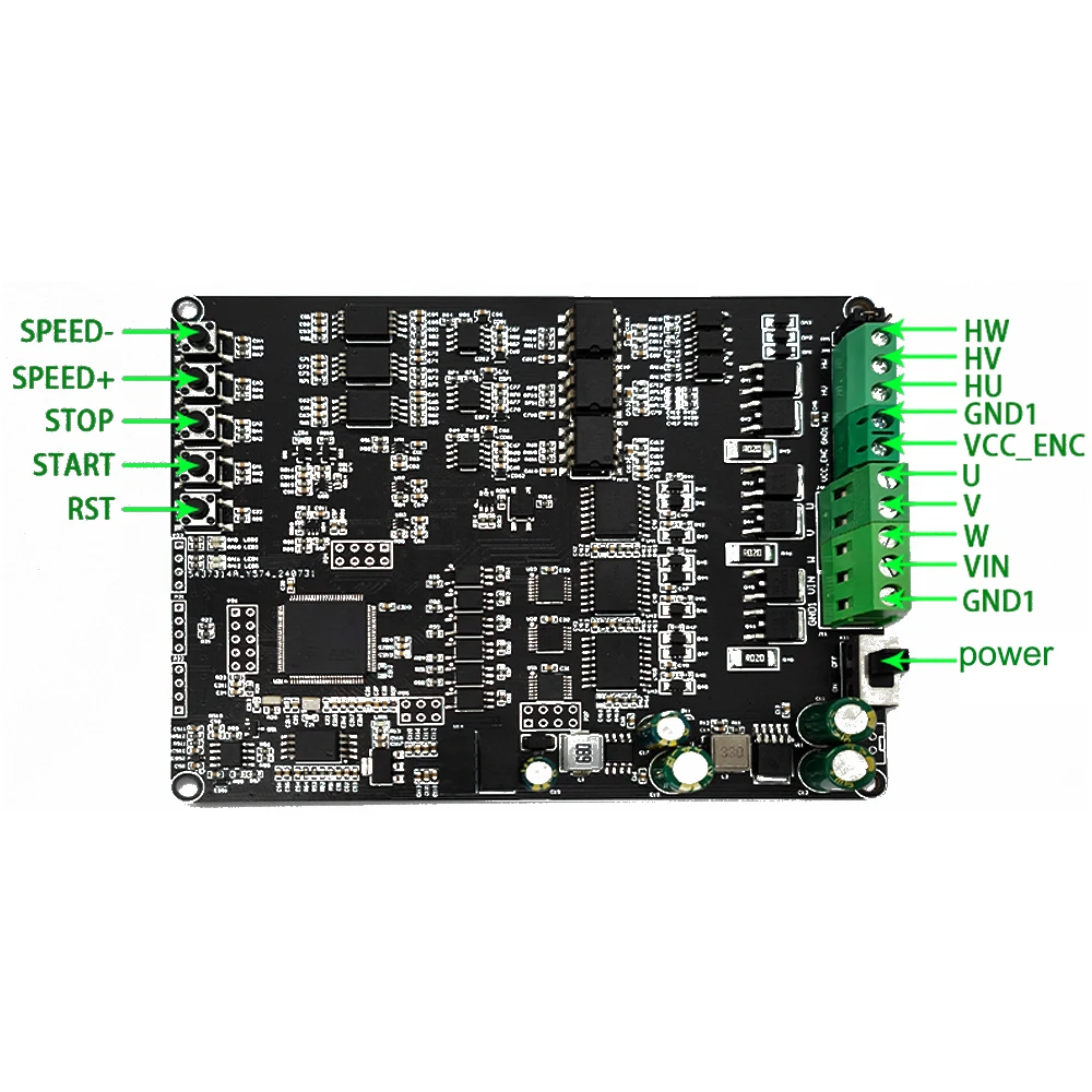 

STM32 FOC Плата управления бесщеточным двигателем постоянного тока Плата сбора данных изоляции тока и напряжения BLDC Драйвер бесщеточного двигателя с зале