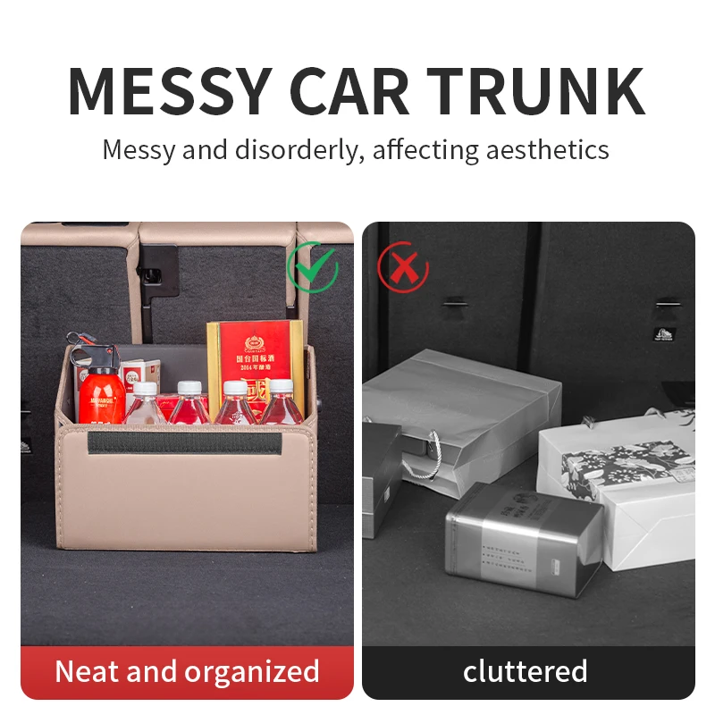 

Small Foldable Storage Compartment Suitable For Ford Territory/Focus/Escape/Mandeo/Ford Edge/F-150 Raptor/Explorer Car Trunk