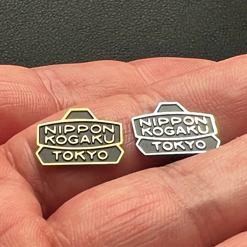 Insignia de placa de identificación de decoración de cámara adhesiva de logotipo de metal hecha a mano para Nikon u otras cámaras