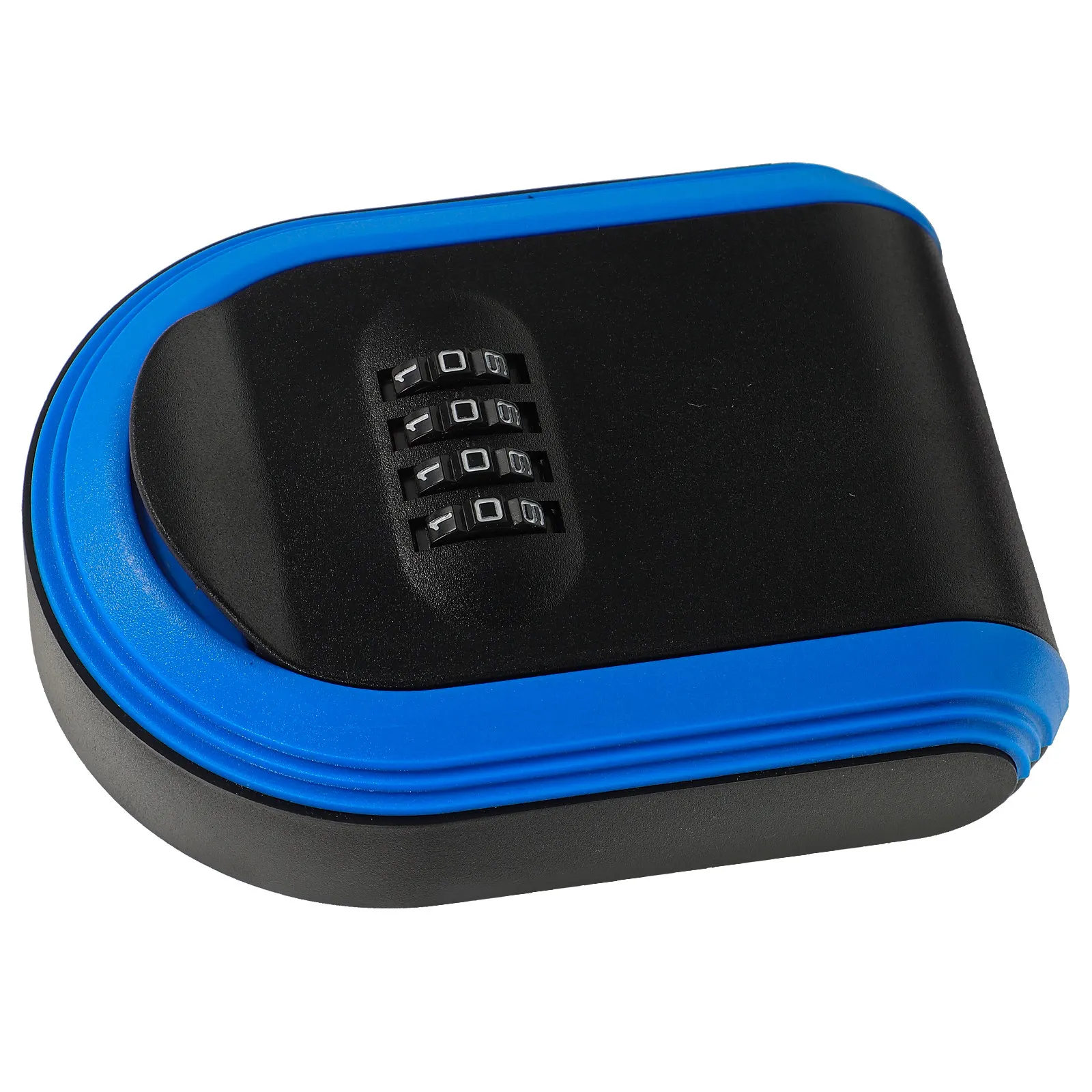 Key Lock Box Wall Mount Resettable 4-Digit Combination Password Lock Box Outdoor Security Key Storage Safe for Spare Keys