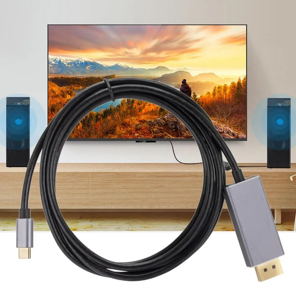 Adapter DP kabel profesjonalny 8K 60Hz type-c na kabel Displayport Adapter DP bezpieczna szeroka kompatybilność konwerter kabel DP
