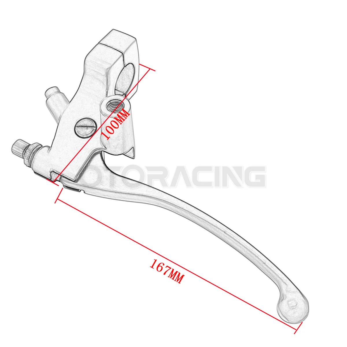 1'' Motorcycle Left Clutch Lever For Honda Steed 400 600 Shadow VLX600 VT600 VT750 VT750C2 VT1100 Magna VF750 VT1300 VTX1300