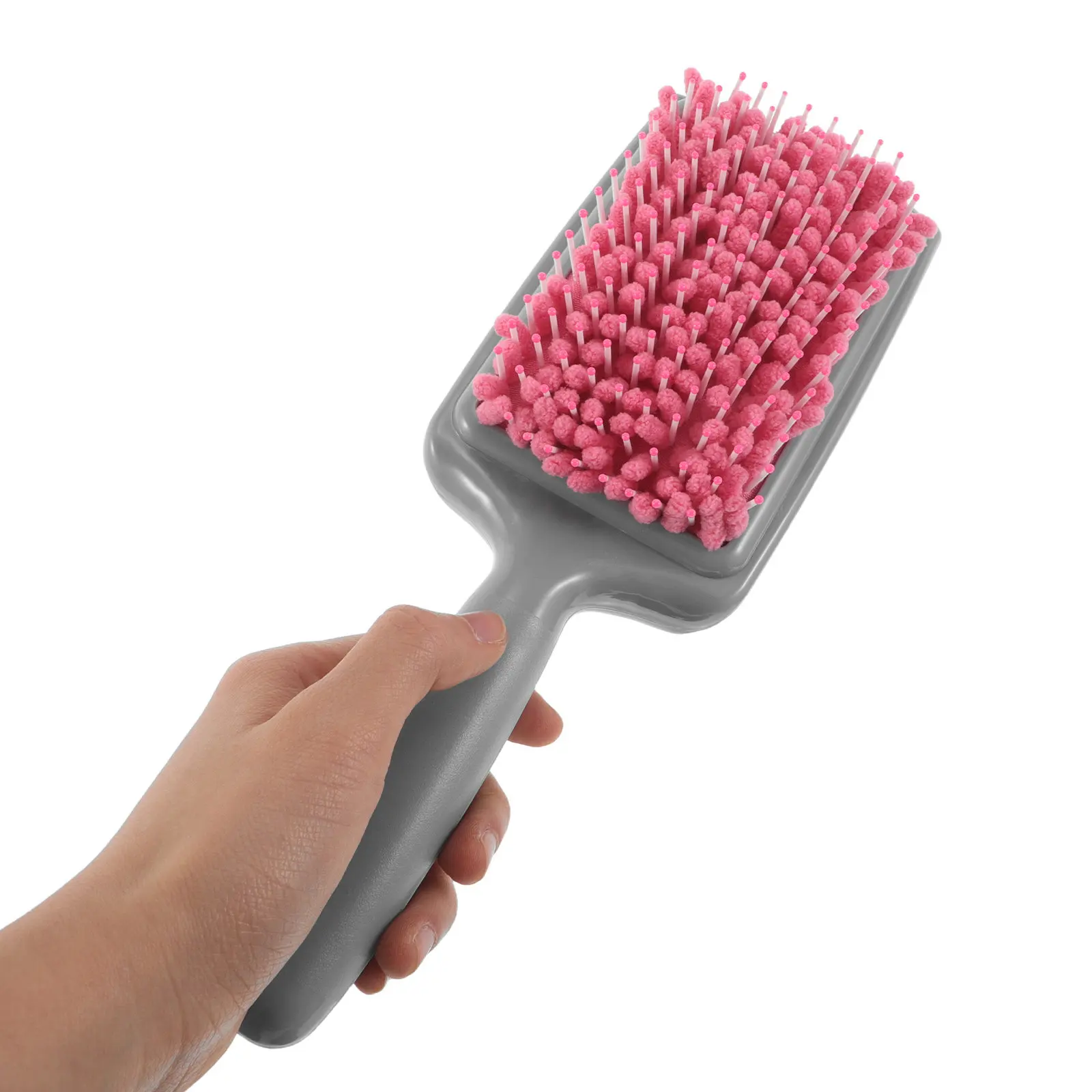 2Pcs Hair Dry Towel Brush Quick Drying Comb Absorbent Detangling Paddle Brush Portable Shower Wet Dry Hair Styling Tool