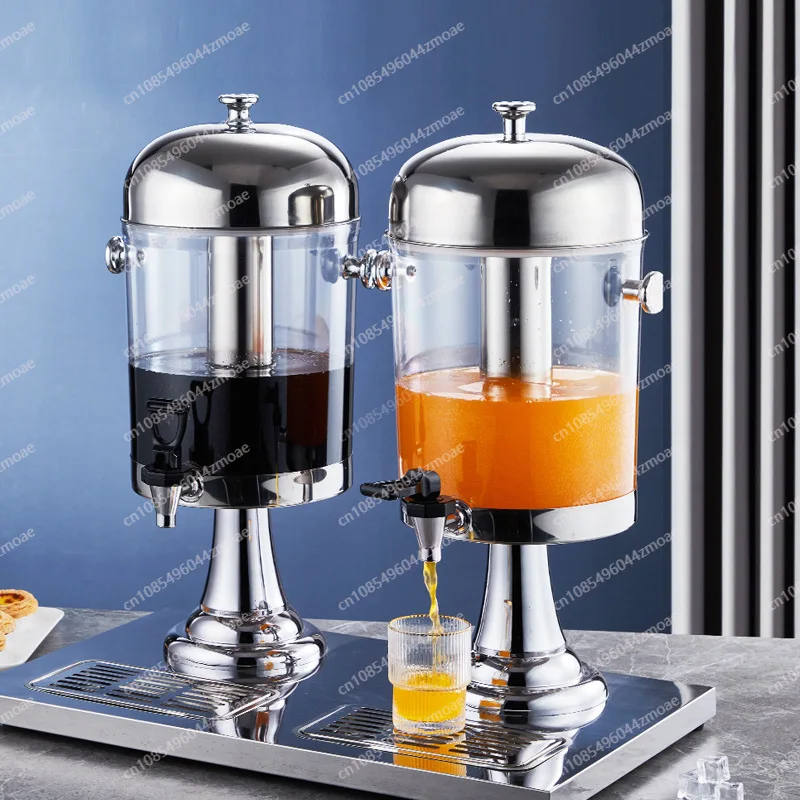 

Stainless steel 16L double-head juice Ding coffee Ding western food self-service cold drink water juice beverage machine