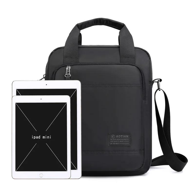 OYIXINGER-Bolsa de Ombro Corpo Cruz Masculina, Maleta Mensageiro Documento, Bolsas de Negócios Masculinas para iPad Revista A4