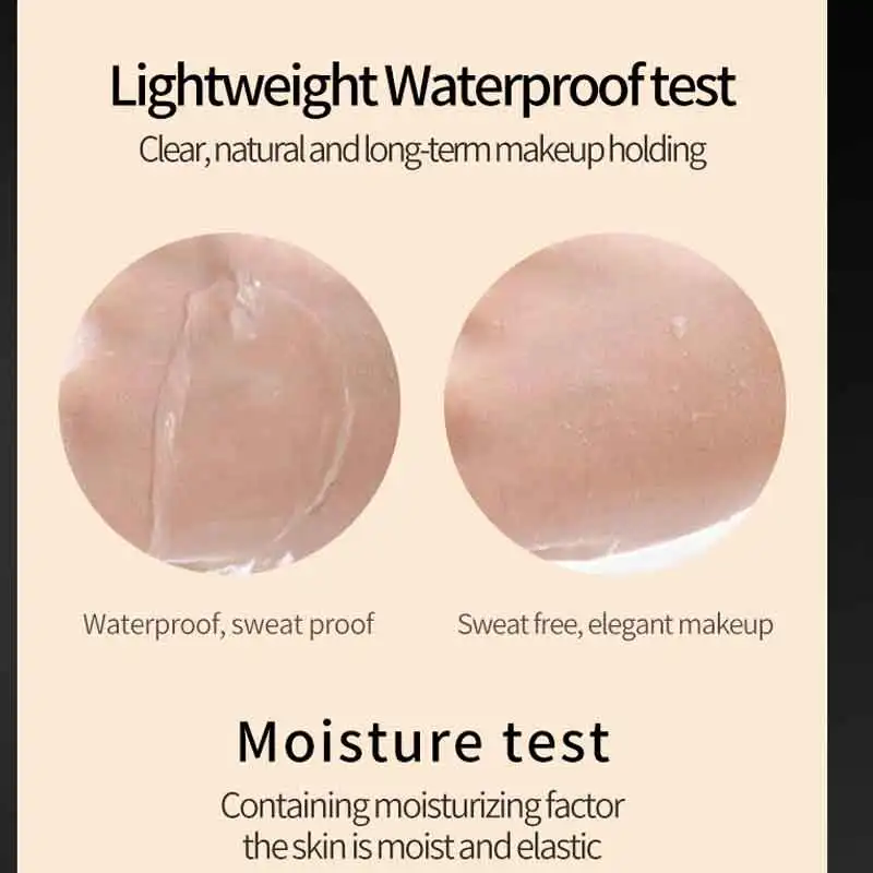 SADOER 비타민 C 버섯 에어 쿠션 BB 크림 가벼운 통기성 뷰티 크림 보습 및 지속