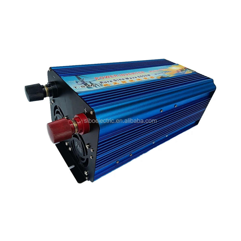 ذروة الطاقة 12000 واط 6000 واط نقية شرط لموجة العاكس تيار مستمر 36 فولت إلى التيار المتناوب 220 فولت 230 فولت 240 فولت 50 هرتز مع شاشة ديجيتال خارج الشبكة