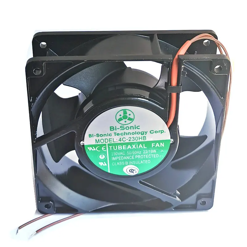 NEW 4C-230HB 120 * 120 * 38MM 12cm 120mm 230V 220V AC metal frame axial cooling fan