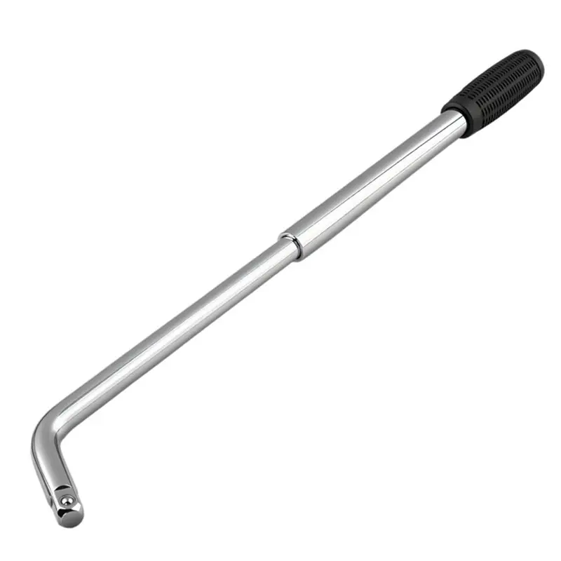 【HOUSEHOLD GOODS】1/2'' L-TYPE Telescopic Tire Wrench Telescoping Socket Wrench Extendable Car Wheel Brace Wrench Car Repair Tool