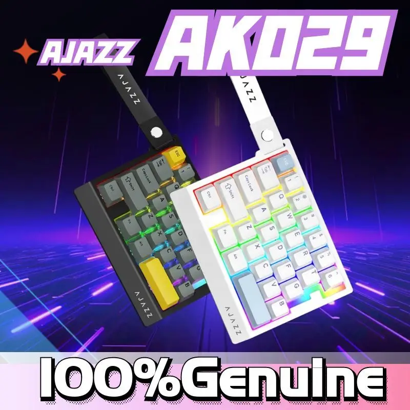 

AJAZZ AK029 HE One-Handed Wired Gaming Keyboard Magnetic Switch 29 Key RGB 8000Hz Mini Mechanical Keyboard for E-sports PC Gamer