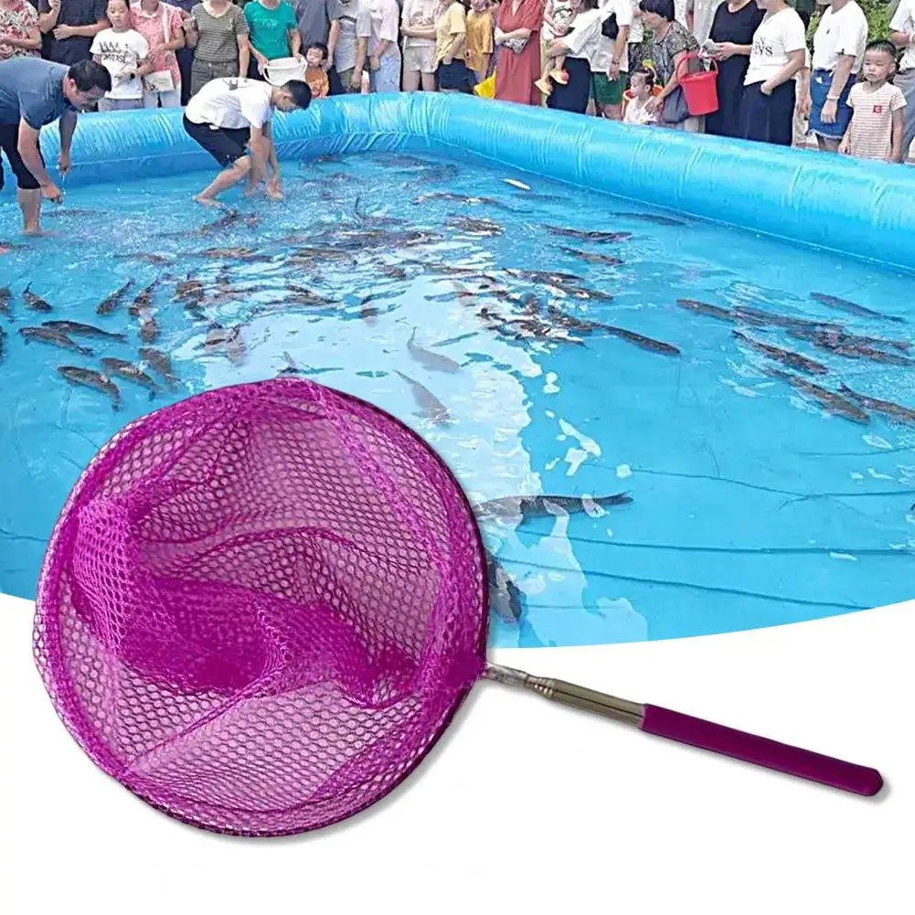 Butterfly Net Handheld Telescopic Explore Nature Exercise Hand-on Ability Fishing Net Outdoor Supplies Aquarium CleaningTools