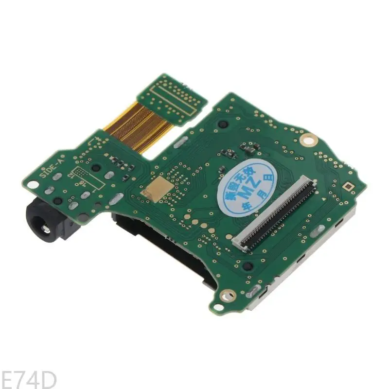 

E74D Game Host Card Slot, Cartridge Reader Tray Earphone Hole Port Suitable for Switch, Game Host Repair Accessory