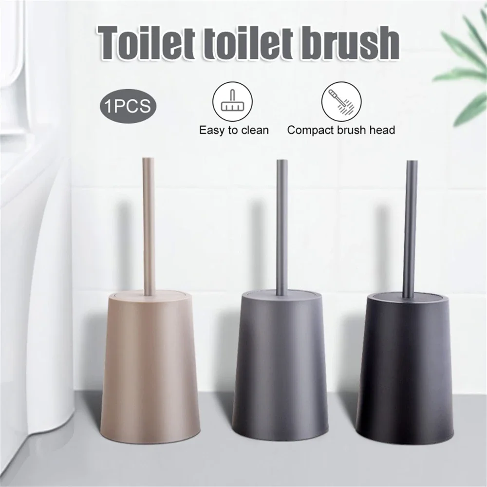 

Toilet Brush Vacuum Toilet Dredge Suction Cup Deep Cleaner Dredge Silicone No-Slip Long Plastic Handle And Flexible Bristle