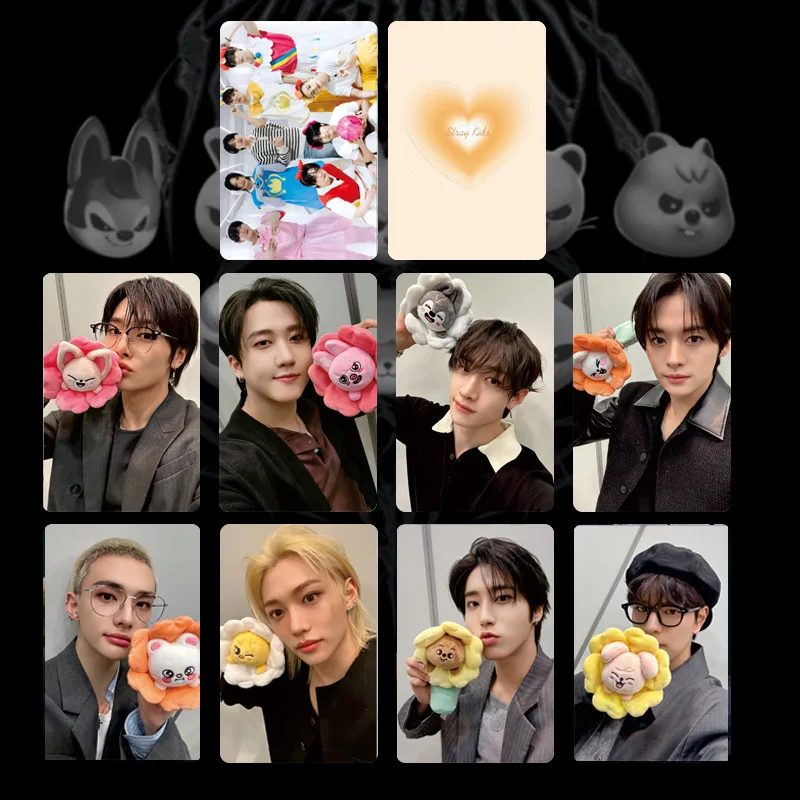 

Набор из 9 коллекционных фотокарточек Skzoo Stray Kids в стиле Lomo, тематика White Day, для фанатов K-pop, сувенир, подарок