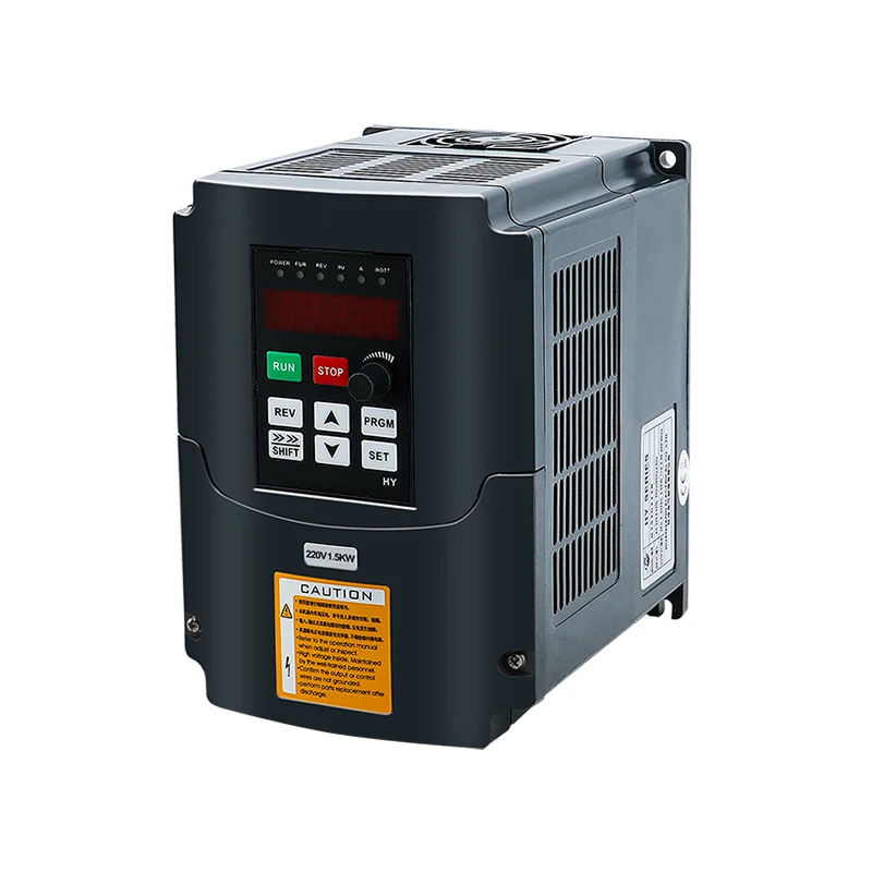 

110v Inverter 1.5kw Hy Inverter Cnc Spindle Motor Speed Control Variable Frequency Drive 0-400hz 3p Output