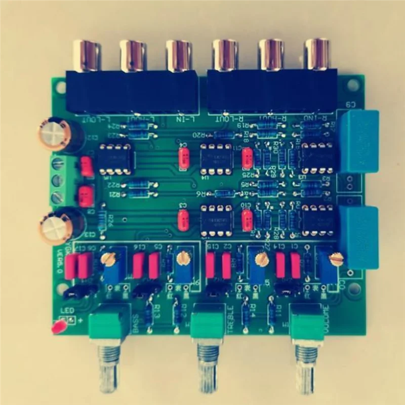 ABSQ-placa cruzada de altavoz de Audio preamplificador de cine en casa para grabadoras de vídeo, equipos de Audio