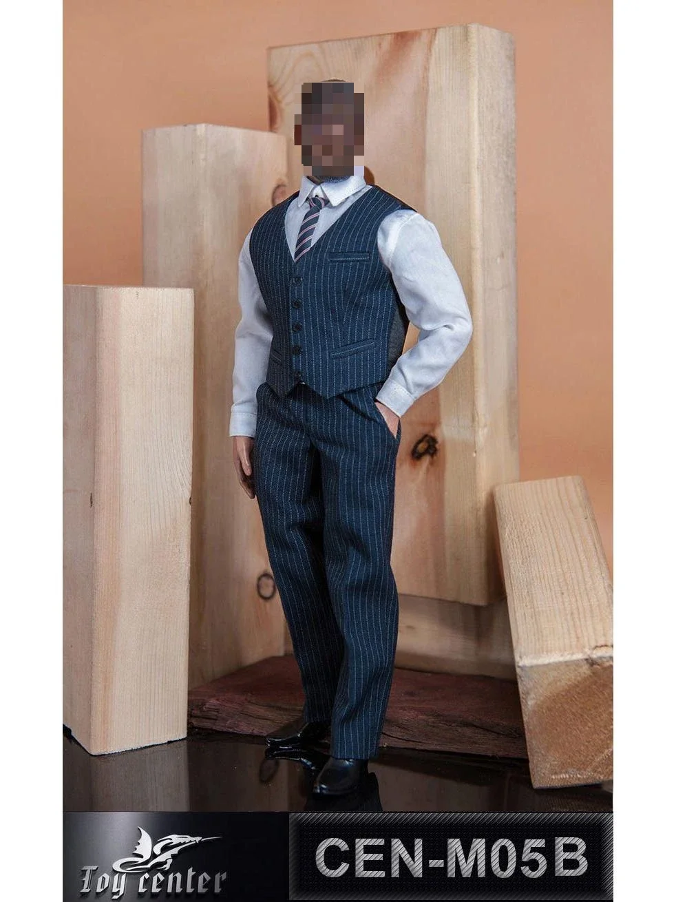 M05 1/6 Scale England Gentleman Suit with Stripes Casual Wear Clothes Set Model for Male Soldier PH TBL M34 Strong Body Figure