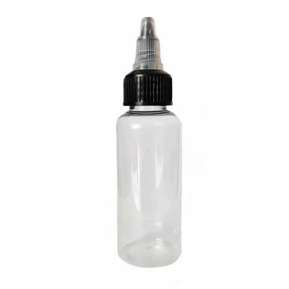 10 pièces 30/60/100/120ml Recyclable clair tatouage aérographe encre Pigment bouteilles bouteille vide conteneur pour couleur d'encre de tatouage