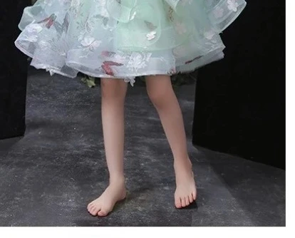 Girls Birthday Princess Dress Tulle Puffy Gown for Model Show Piano Performance Party Pageant Formal Evening Dresses Costume