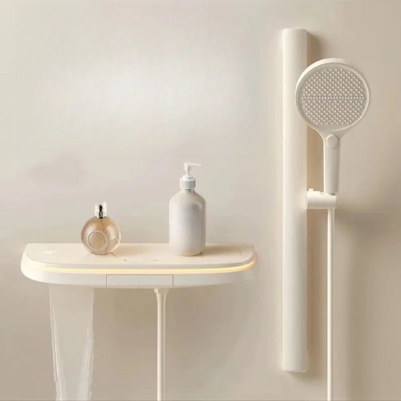 Household chrome-plated thermostatic control shower