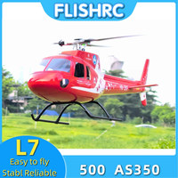 FL500 FLISHRC AS350 500 Size Scale Helicopter 6CH RC Helicopter GPS with L7 Flight Controller RTF BNF Hobby,Outdoor Fun