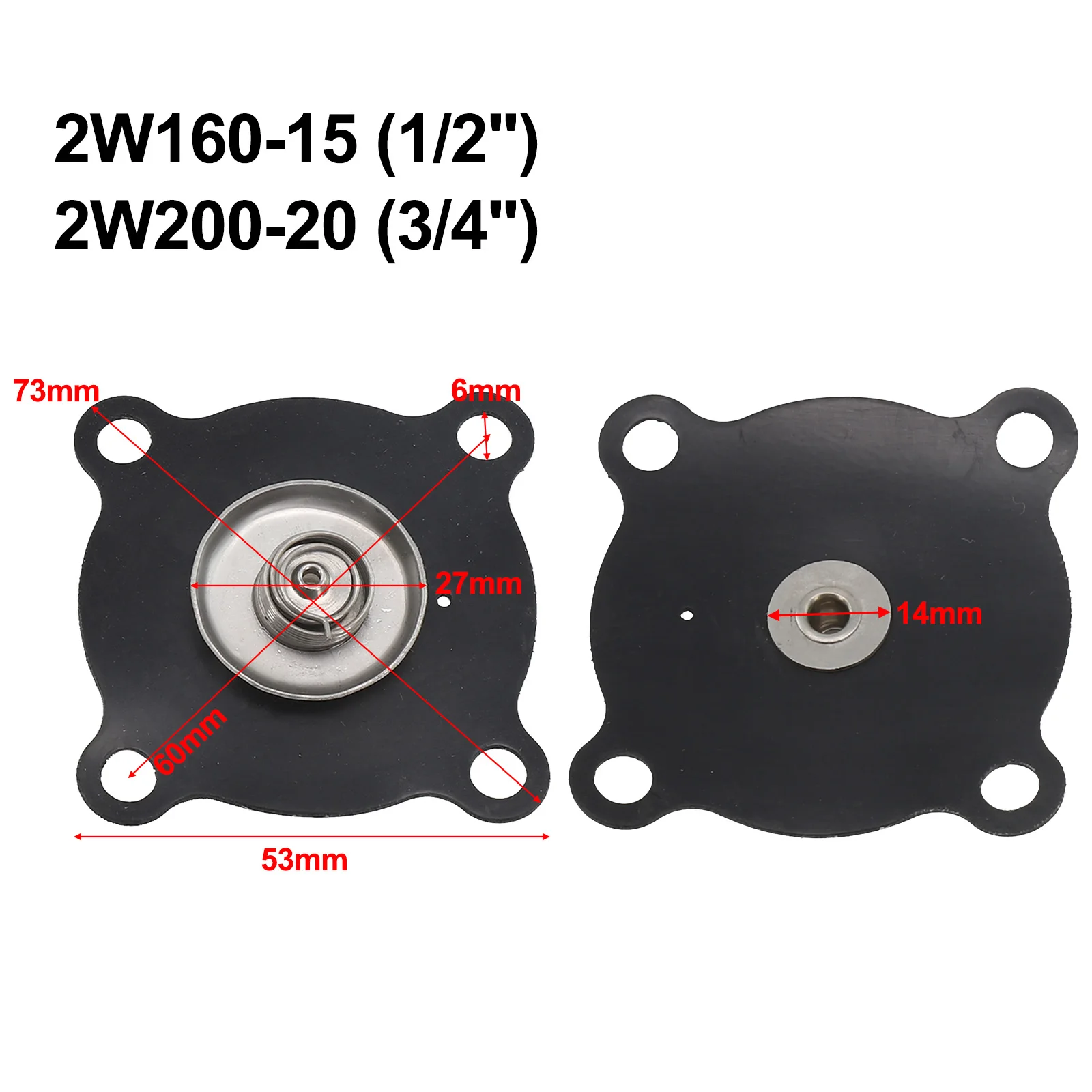 Electromagnetic Valve  Diaphragm For 1/2