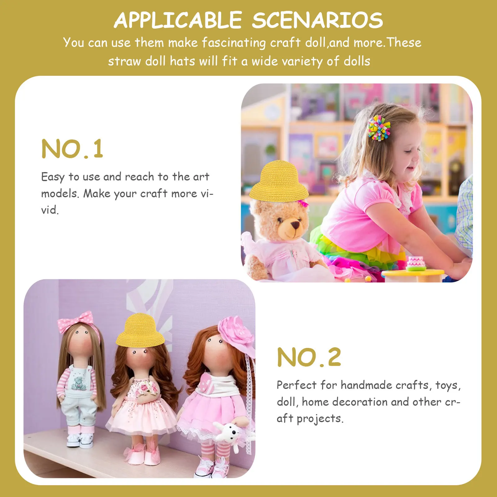 

Миниатюрные соломенные шляпки ручной вязки для рукоделия, реалистичные украшения для домашнего декора и миниатюрных домиков