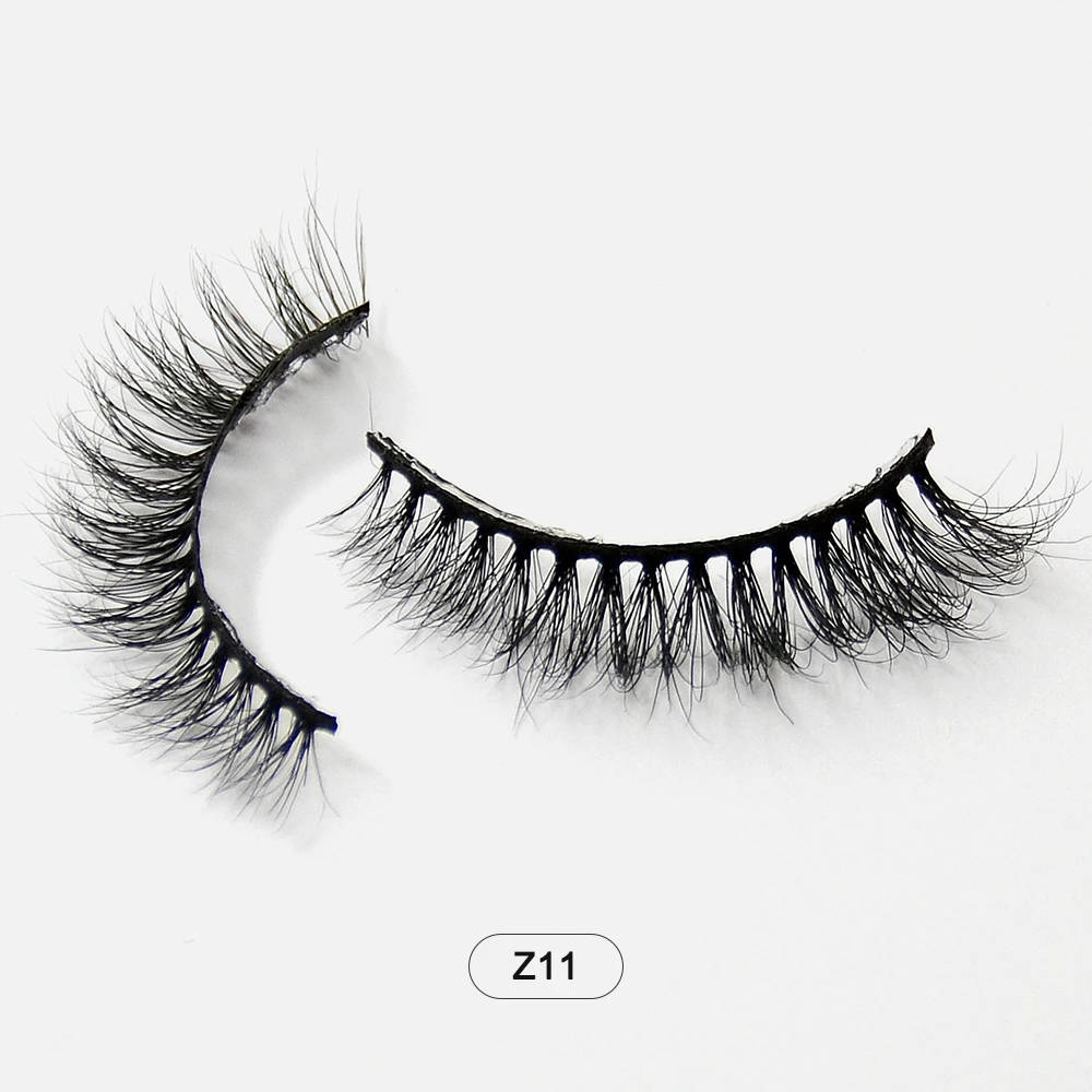 Dropshiping Makeup  Mink Lashes Fluffy Soft Full Fake Eyelashes Natural False Eyelashes Wispy Lash Extension