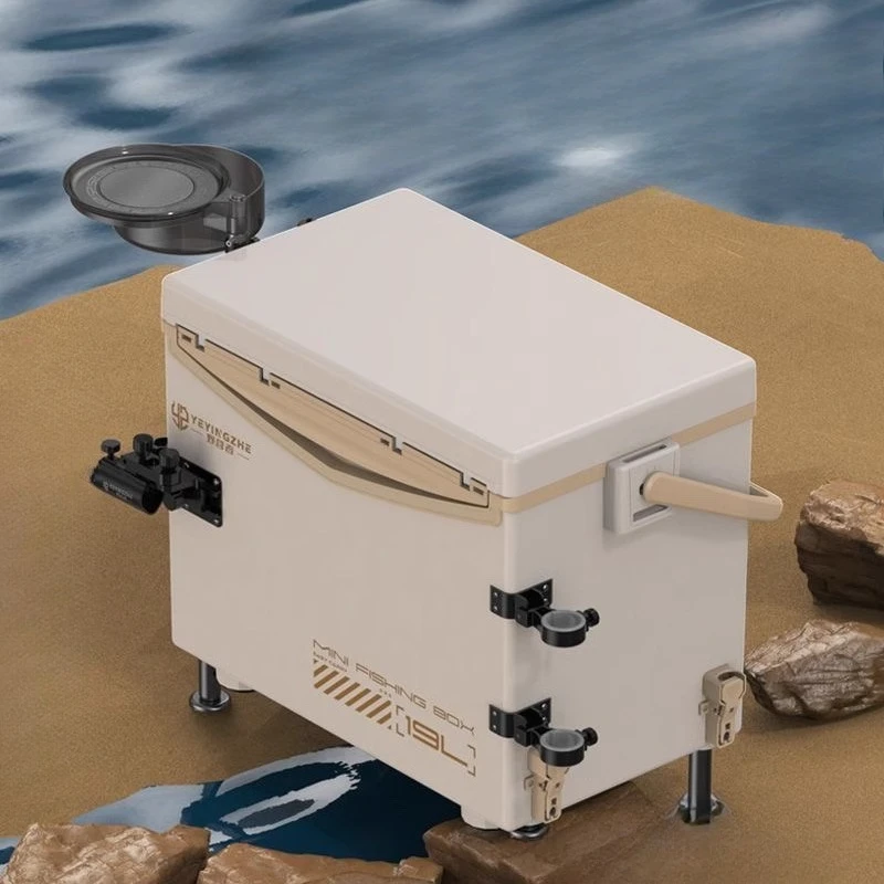 

Сверхлегкий портативный ящик для рыболовного сиденья с местом для хранения, компактный органайзер для снастей, чехол для переноски, складной табурет для рыболовцов