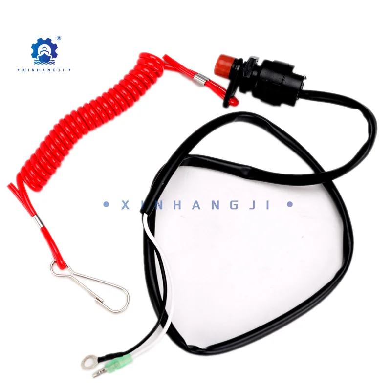 6E9-82575-02 Boat Engine Emergency Safety Stop Switch With Lanyard For Yamaha Outboard Motor Professional Manufacturing Factory