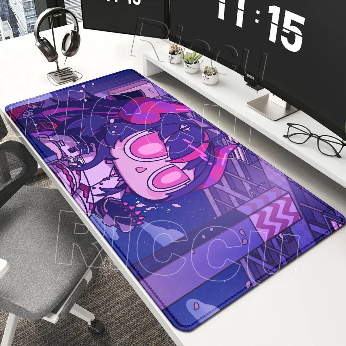 Anime Sexy Girl NTE Shinku Mouse Pad Gaming Neverness To Everness Computer Keyboard Rug XXL Non-slip Rubber Stitched Edge Carpet