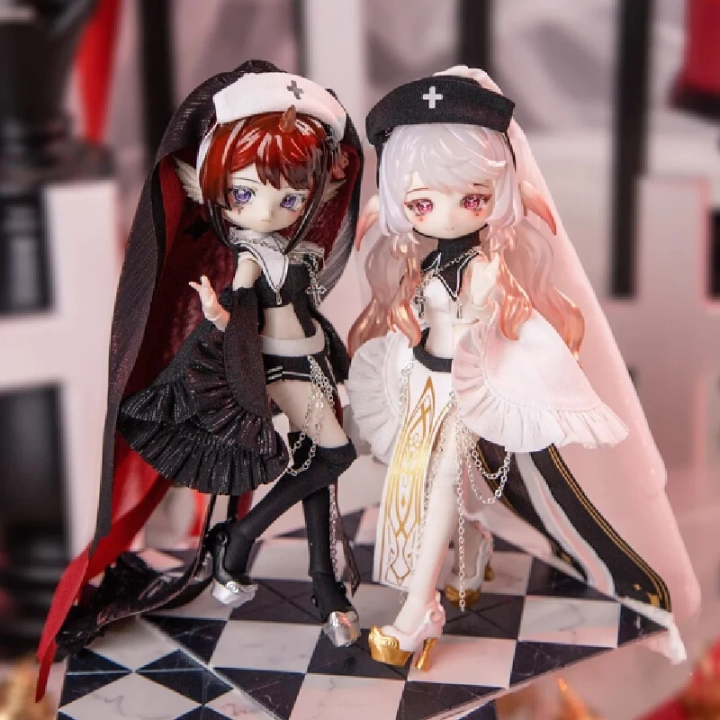 Penny's Box - Roupa de Freira com Cruz para Boneca BJD 1/8 - Acessórios para Bonecas Articuladas e Colecionáveis