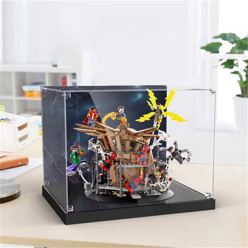 Display Case for Lego Final Battle 76261, 3MM Acrylic Display Box for Lego 76261 (No Model Set Included)