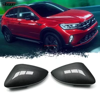 Carcasa de cubierta de espejo retrovisor lateral, tapa de repuesto para Volkswagen VW Nivus 2020 2021