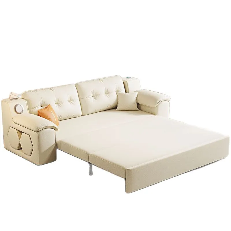 

Multifunctional sofa bed foldable dual-purpose storage small apartment living room removable single bed double special sofa