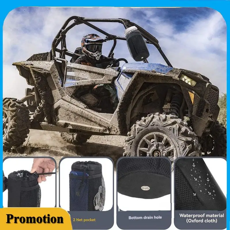 

Portable Motorcycle Cup Holder, Oxford Cloth Motorcycle Drink Holder, Water Bottle Holder For ATV/UTV, Scooters, Bicycles