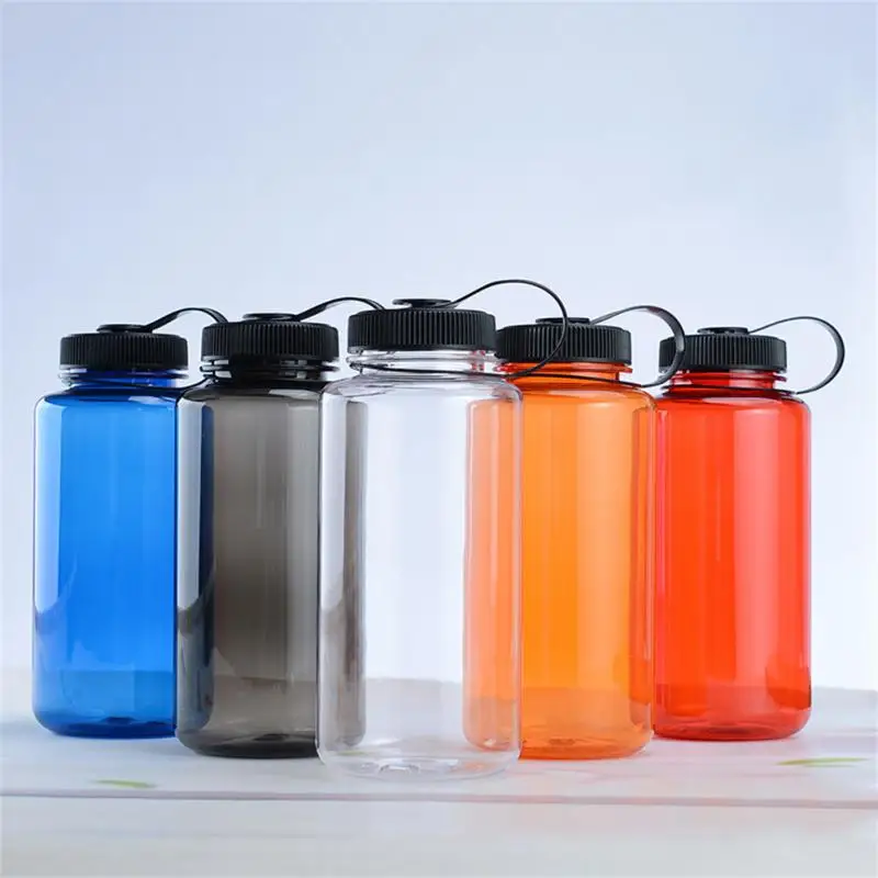 1000ml Portable Sports Wide Mouth Large Capacity Water Bottle Drink Cup Portable Mug Wear Drop-resistant Sports Bottles