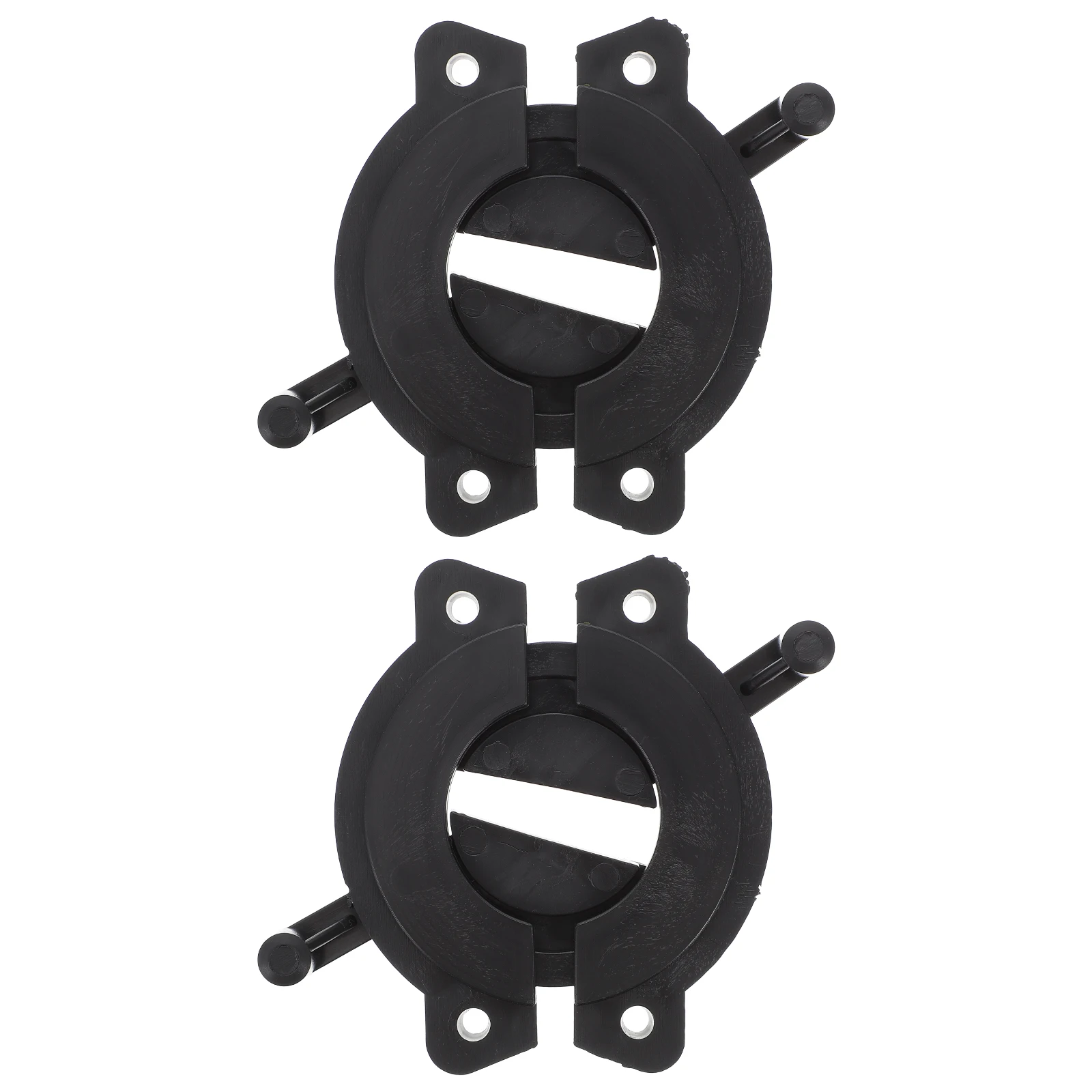 2pcs Furniture Panel Connector Clamping Mending Plate Bracket Tabletop Repair Brace Wood Joint Hardware Plastic