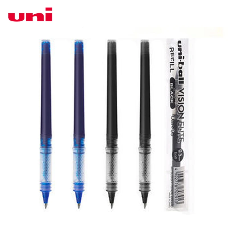 UNI Water-Based Pen Recarga, Caneta à Base de Água, Japão, UBR-95, UBR-90, 0,8, 0,5mm, UB-205, UB-200, 3 pcs, 6 pcs, 12pcs